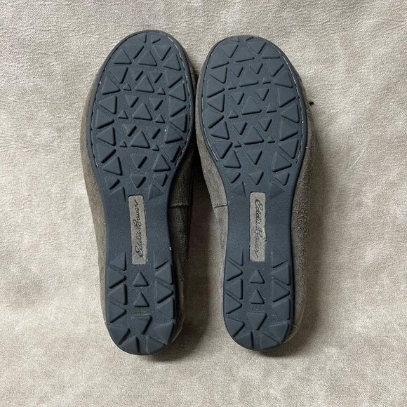 Eddie Bauer Casual Gray Suede Leather Slip On Loafer Sz 10 - Picture 8 of 8